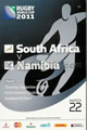 South Africa v Namibia 2011 rugby  Programmes